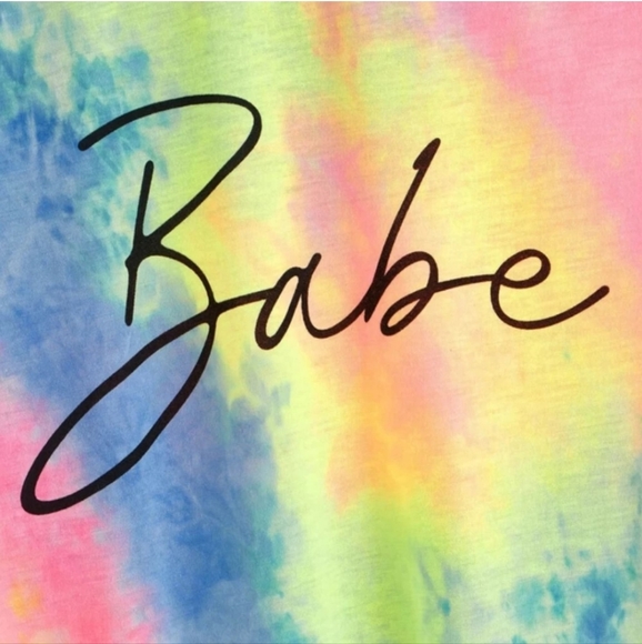 Casual Regular Sleeves Tie & Dye Women Multicolor Top - Picture 4 of 6